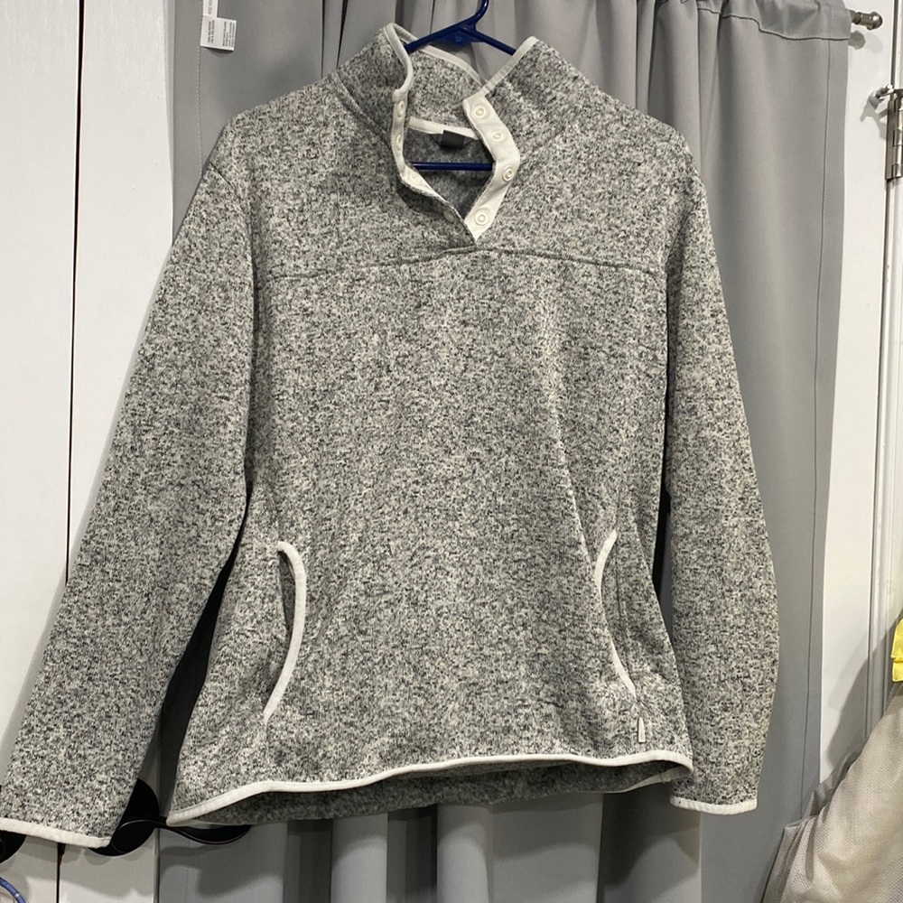 Eddie Bauer fleece sweater